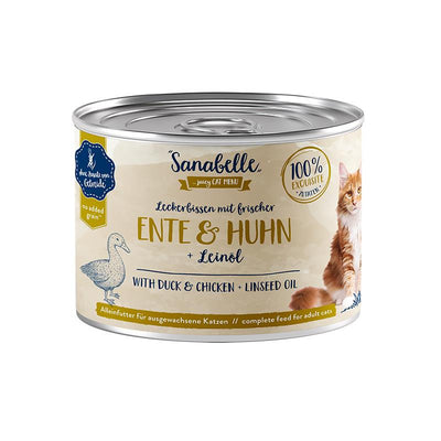 Sanabelle Nassfutter mit Ente & Huhn  195 g