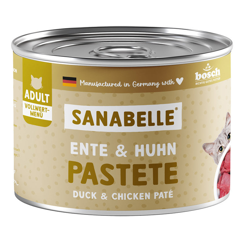 Sanabelle Nassfutter mit Ente & Huhn  195 g