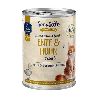 Sanabelle Nassfutter mit Ente & Huhn  400 g