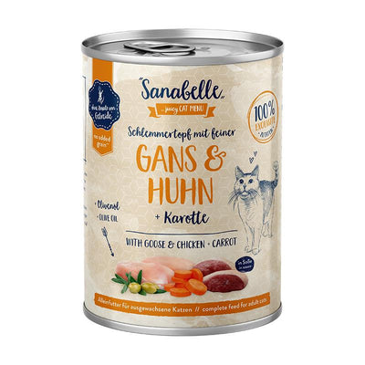 Sanabelle Nassfutter mit Gans & Huhn  380 g