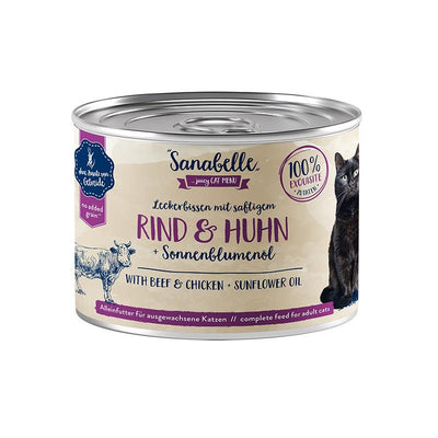 Sanabelle Nassfutter mit Rind & Huhn 195 g