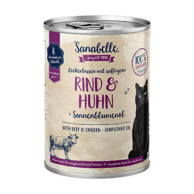 Sanabelle Nassfutter mit Rind & Huhn 400 g