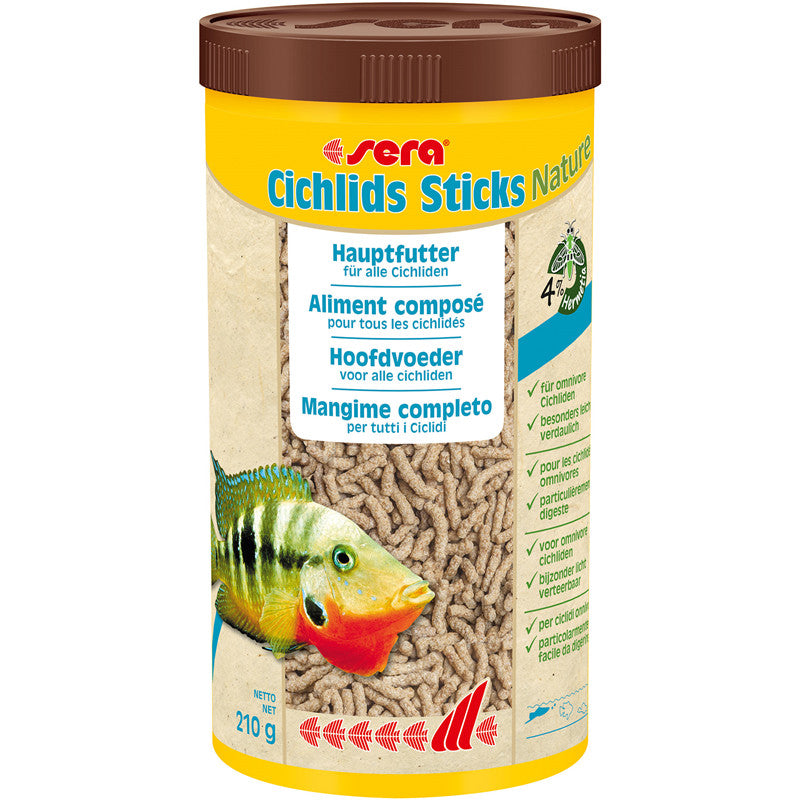 sera cichlids Sticks Nature 210 g / 1000 ml