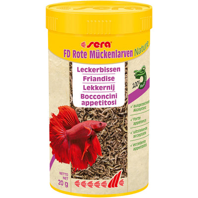 sera FD Rote Mückenlarven 20 g / 250 ml