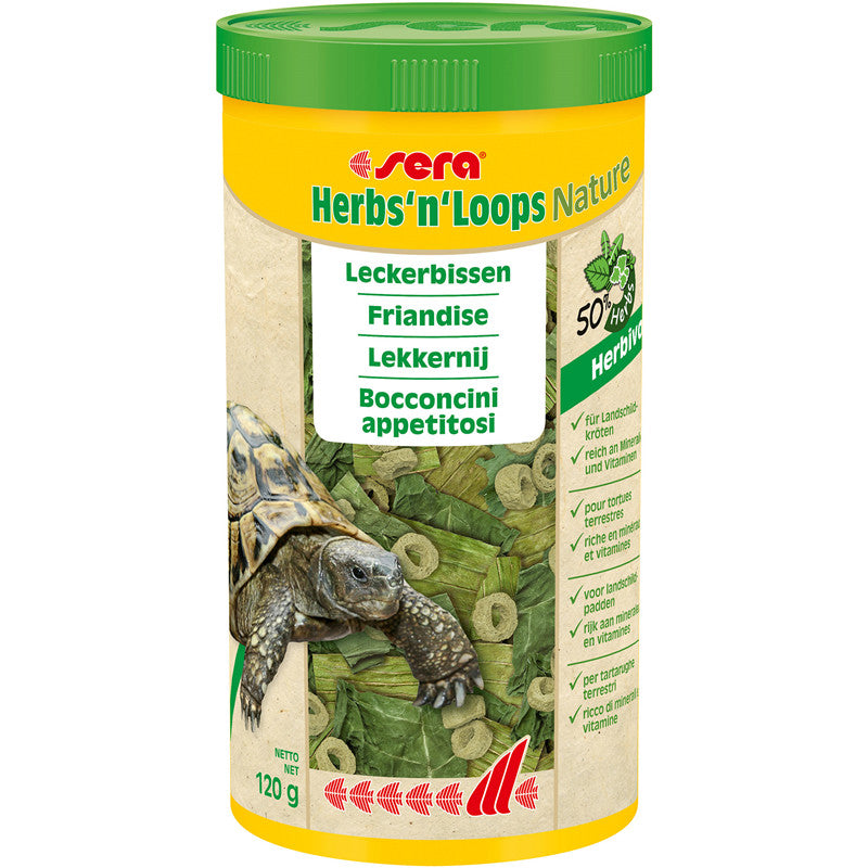 sera Tortoise Herbs & Loops Snack 120 g / 1000 ml