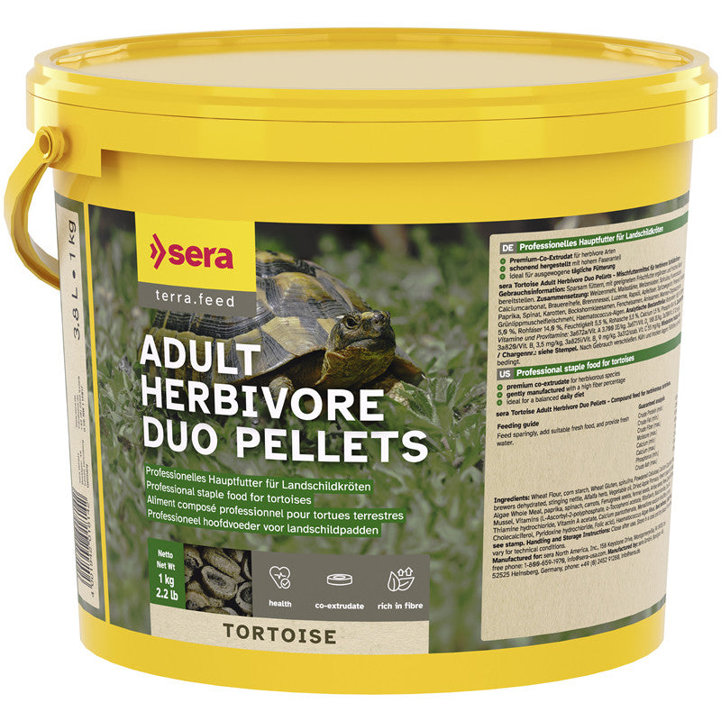 sera Tortoise Adult Herb Duo Pellets 1 kg / 3,8 l