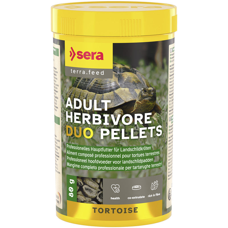 sera Tortoise Adult Herb Duo Pellets 80 g / 250 ml