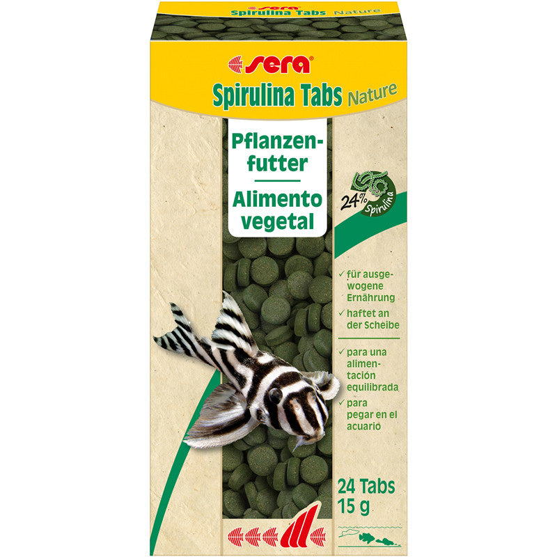 sera Spirulina Tabs Nature 15 g / 24 Tabletten