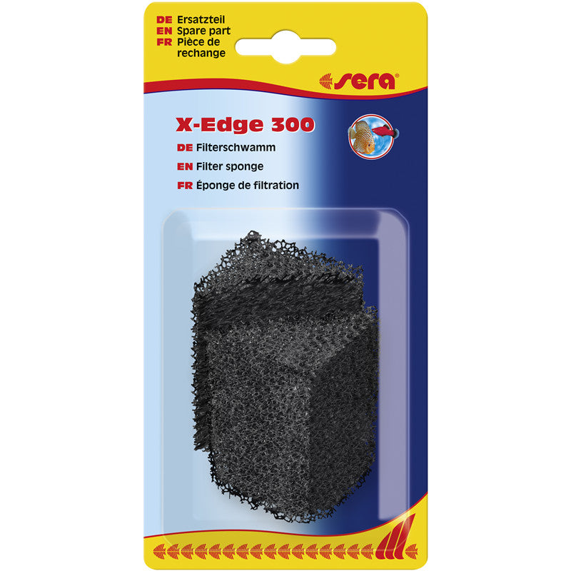 sera X-Edge 300 Filterschwamm, schwarz 2 St. 1 Stück