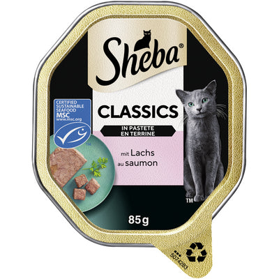 SHEBA® Classics in Pastete mit Lachs 85 g