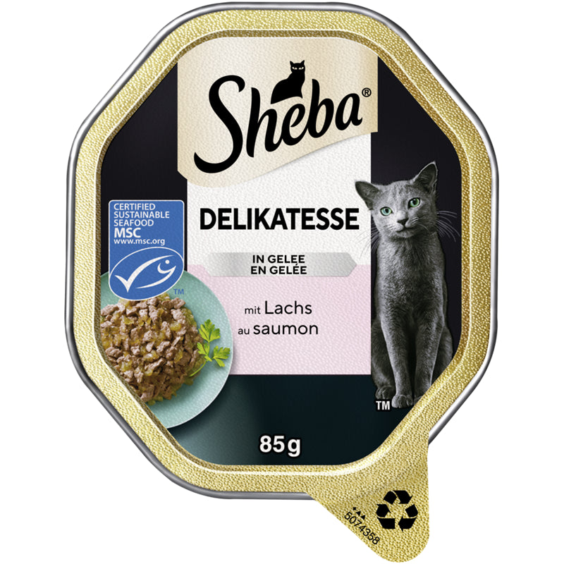 SHEBA® Delikatesse in Gelee mit Lachs 85 g