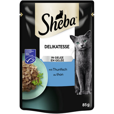 SHEBA® Delikatesse in Gelee mit Thunfisch 85 g