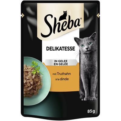 SHEBA® Delikatesse in Gelee mit Truthahn 85 g