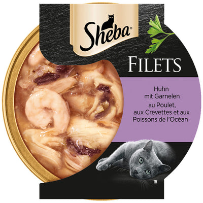 SHEBA® Filets Huhn mit Garnelen  60 g