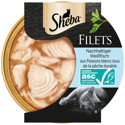 Sheba Schale Filets Weißfisch ASC  60g