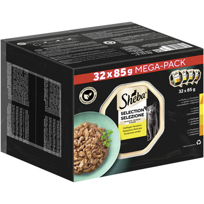 SHEBA® Schale Mega Pack Selection in Sauce Geflügel Variation 32 x 85 g MSC 32 x 85 g 1 Stück