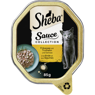 Sheba Schale Sauce Collection Frikassee Truthahn + Gemüse 85 g