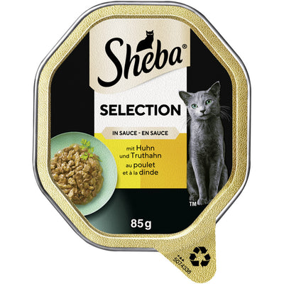 Sheba Schale Sauce Collection mit Huhn und Truthahn 85 g