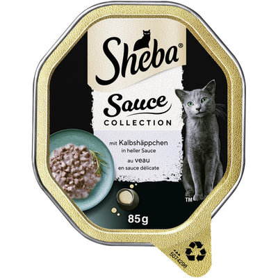 Sheba Schale Sauce Collection mit Kalbshäppchen in heller Sauce 85 g