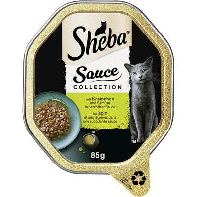 Sheba Schale Sauce Collection mit Kaninchen und Gemüse in herzhafter Sauce 85 g