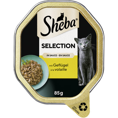 SHEBA® Selection in Sauce mit Geflügelhäppchen 85 g