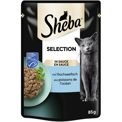 SHEBA® Selection in Sauce mit Hochseefisch 85 g