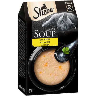 SHEBA® SOUP mit Huhn 4 x 40 g