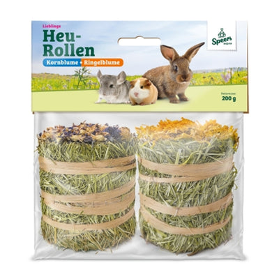 Speers Hoff Lieblings Heu-Rolle mit Kornblume & Ringelblume 200 g