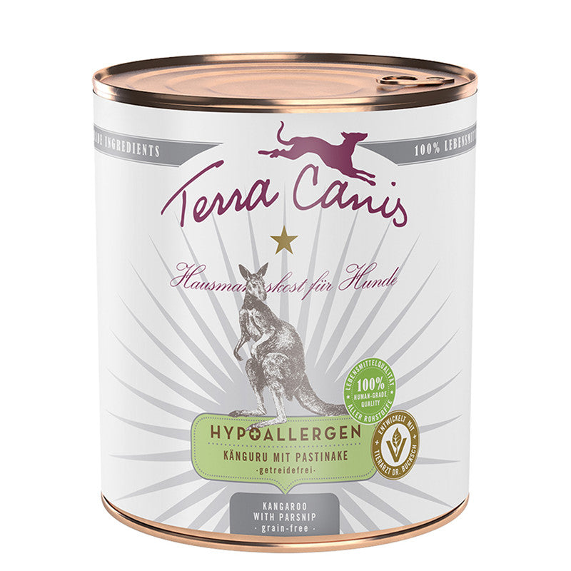Terra Canis Dose Hypoallergen Känguru mit Pastinake 800 g