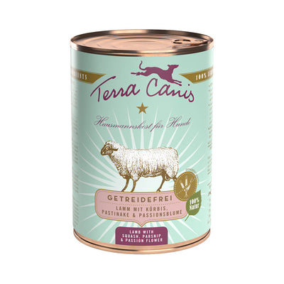 Terra Canis Hunde Nassfutter getreidefrei Lamm 400 g