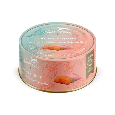Terra Felis Dose Lachs & Huhn 80 g