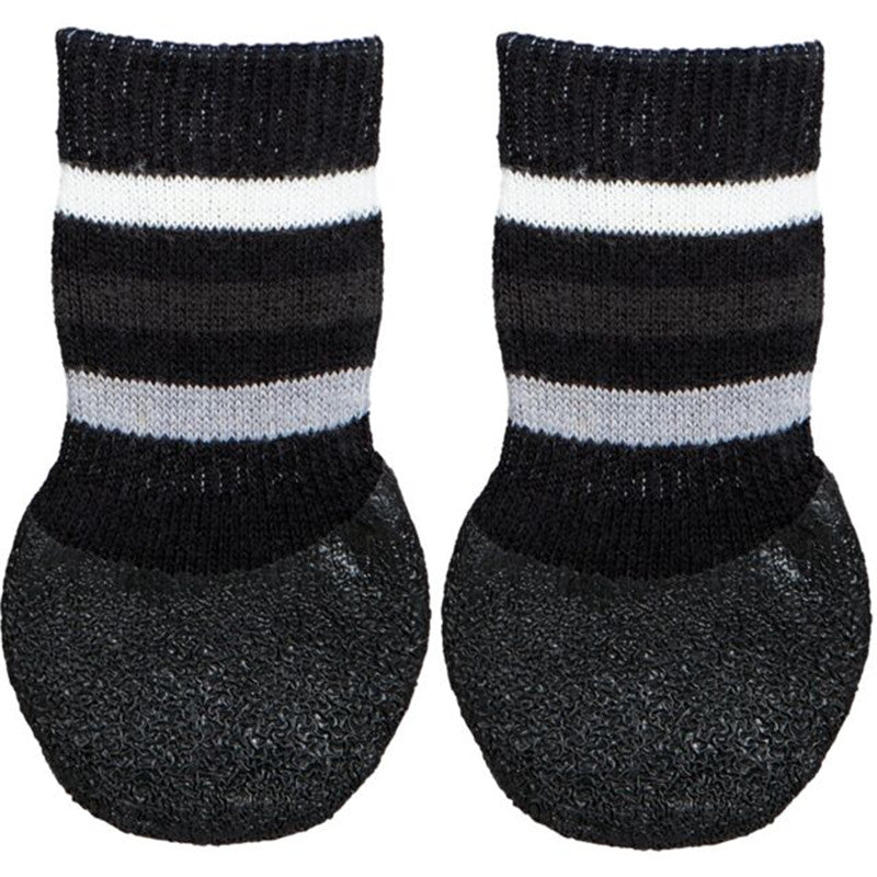 Trixie Anti-Rutsch Hundesocken, schwarz S-M