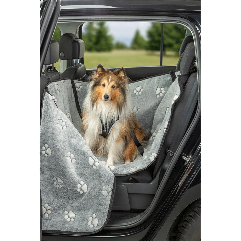 Trixie Auto-Schondecke, schmal, mit hohen Seitenteilen, grau/schwarz 0,5 × 1,45 m