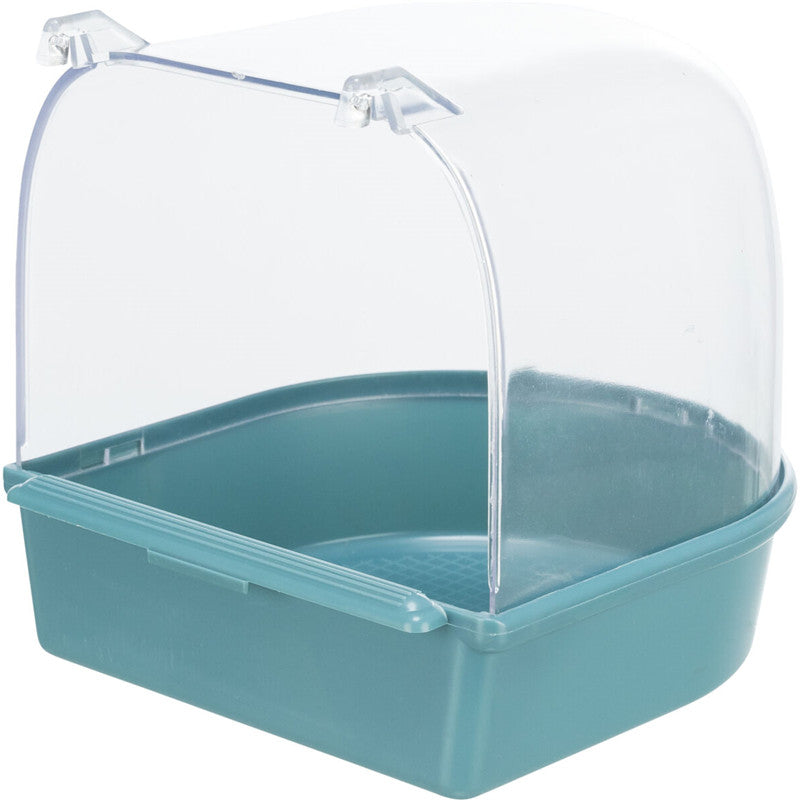 Trixie Badehaus halbrund für Sittiche oder Kanarien 14 × 14 × 15 cm