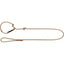Trixie BE NORDIC Retrieverleine, sand/schwarz L-XL: 1,70 m/ø 13 mm