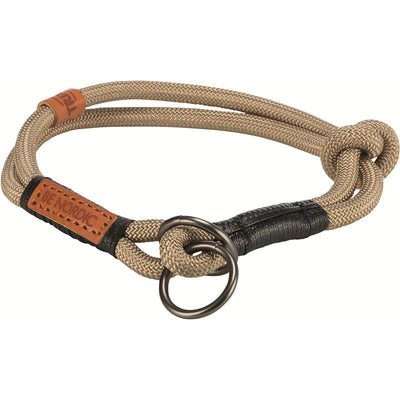 Trixie BE NORDIC Zug-Stopp-Halsband, sand/schwarz S-M: 40 cm/ø 8 mm