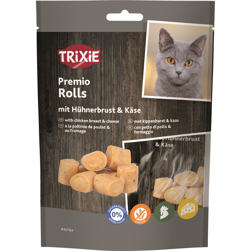 Trixie Cat PREMIO Chicken & Cheese Roll 50 g