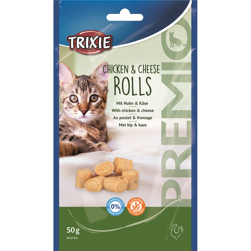 Trixie Cat PREMIO Chicken & Cheese Roll 50 g