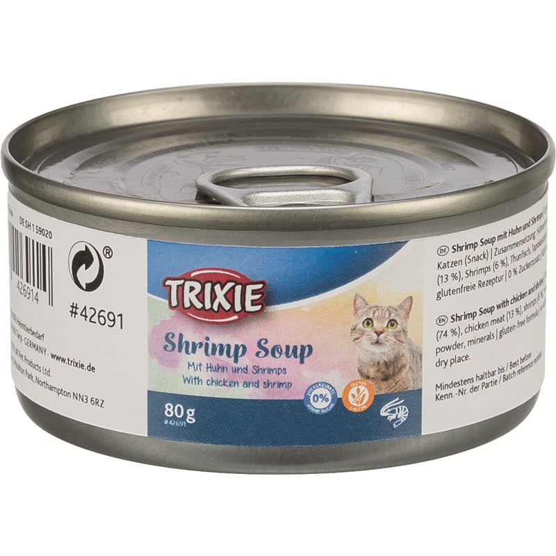 Trixie Cat Shrimp Soup mit Huhn und Shrimps 80 g