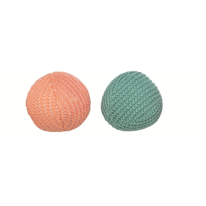 Trixie Catnip Strickbälle 2er Set ø 4 5 cm