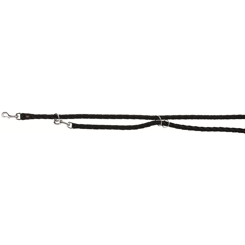 Trixie Cavo V Leine schwarz  L - XL 2 m / 18 mm