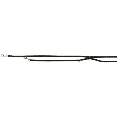 Trixie Cavo V Leine schwarz  S - M 2 m / 12 mm