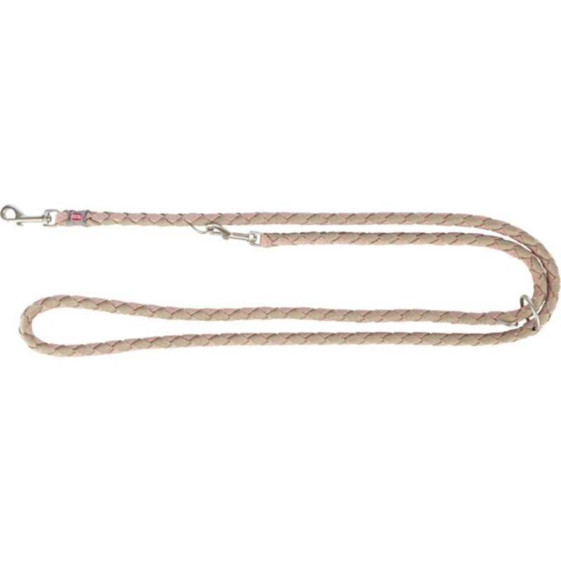 Trixie Cavo Verlängerungsleine, blush/sand S-M: 2,00 m/ø 12 mm