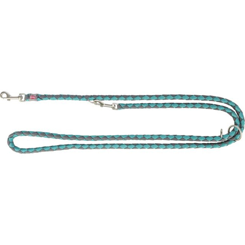Trixie Cavo Verlängerungsleine, /ø 12 mm, aqua/grafit S-M: 2,00 m