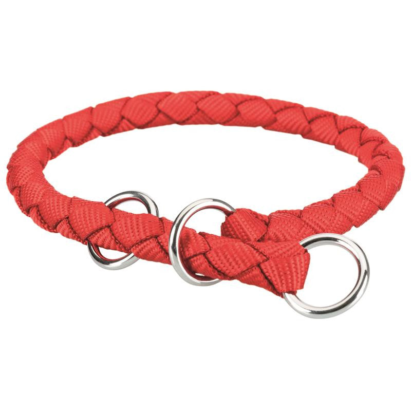 Trixie Cavo Zug Stopp Halsband rot   L - XL 52 - 60 cm/ø 18 mm