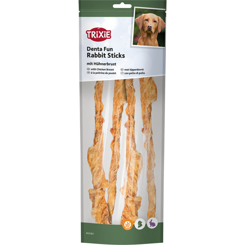 Trixie Denta Fun Rabbit Sticks mit Hühnerbrust 100 g