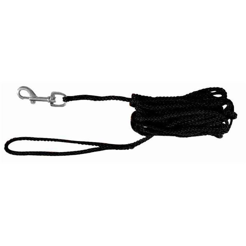 Trixie Dog Schleppleine schwarz 15 m / ø 5 mm