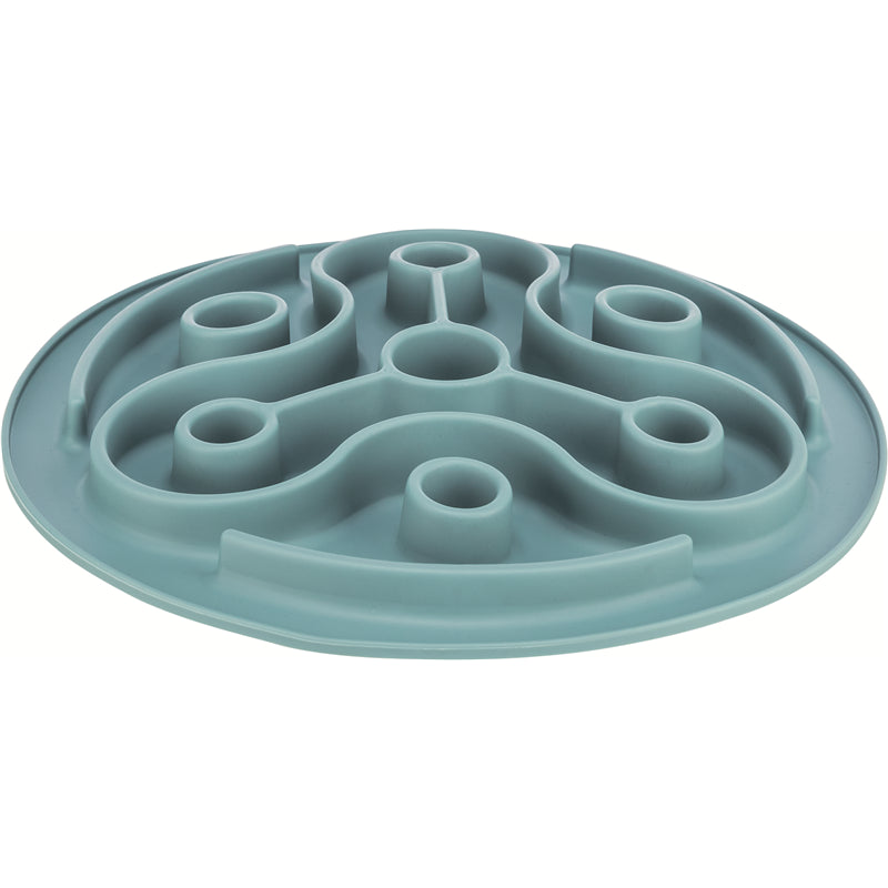 Trixie Dog Slow Feeding Matte, TPE, blau ø 28 cm