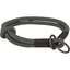 Trixie Dog Soft Rope Zug-Stopp-Halsband, schwarz/grau M: 45 cm/ø 10 mm