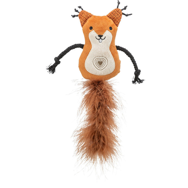 Trixie Eichhörnchen Plüsch/Feder / 12 cm